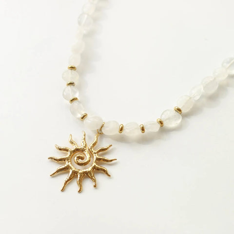 Collier Pierre de Lune Solar