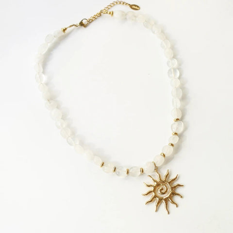 Collier Pierre de Lune Solar