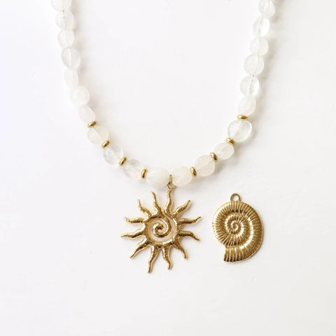 Collier Pierre de Lune Solar