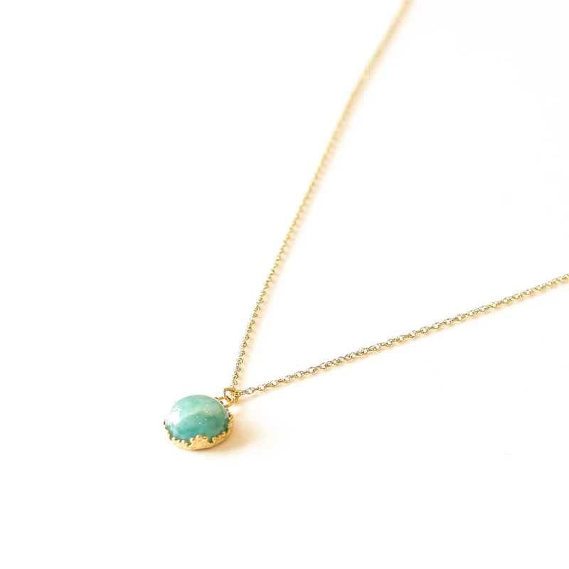 Collier Amazonite dentelée