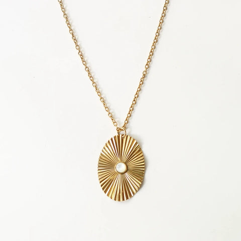 Collier sautoir Nacre scintillante