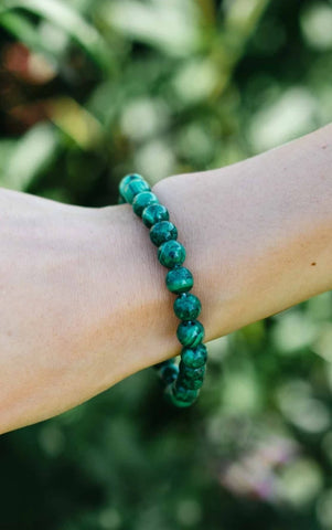 Bracelet Chakra du Coeur en Malachite