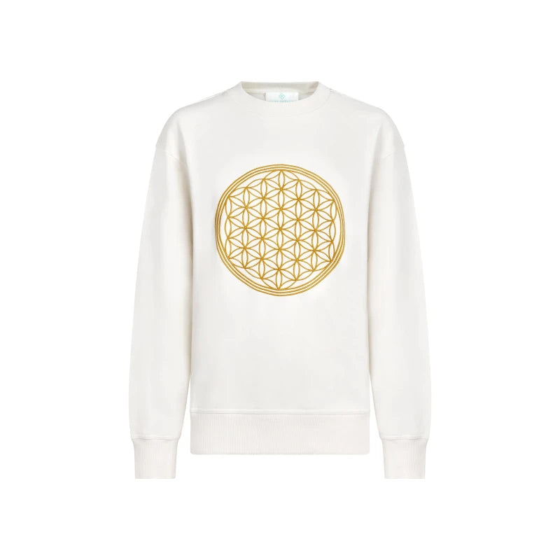 Sweat Unisex Fleur de Vie en Coton Bio