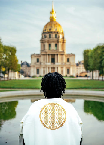 Sweat Unisex Fleur de Vie en Coton Bio