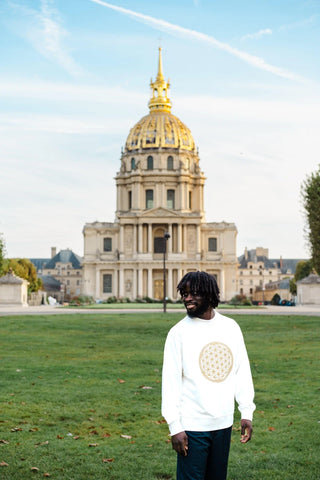 Sweat Unisex Fleur de Vie en Coton Bio