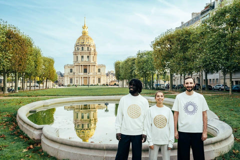 Sweat Unisex Fleur de Vie en Coton Bio