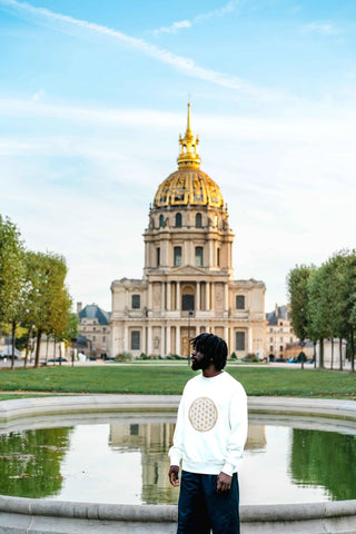 Sweat Unisex Fleur de Vie en Coton Bio