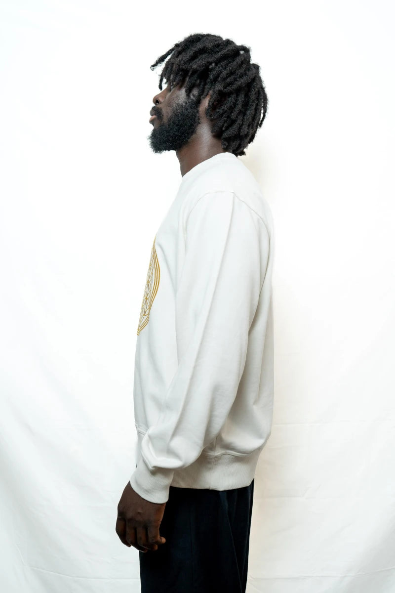 Sweat Unisex Fleur de Vie en Coton Bio