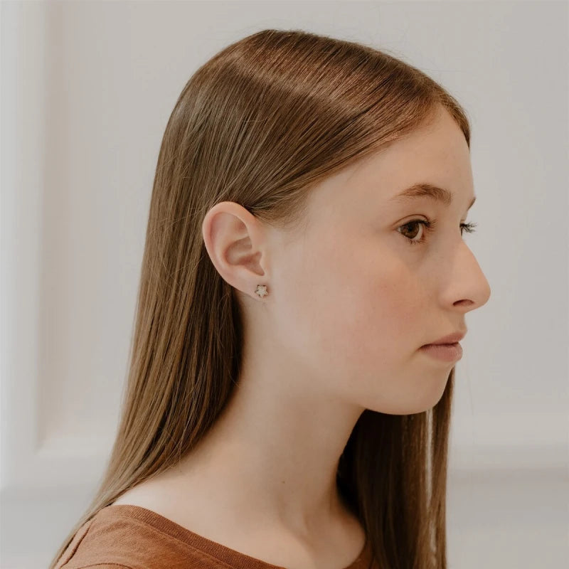 Boucles d'oreilles en bois - Etoiles