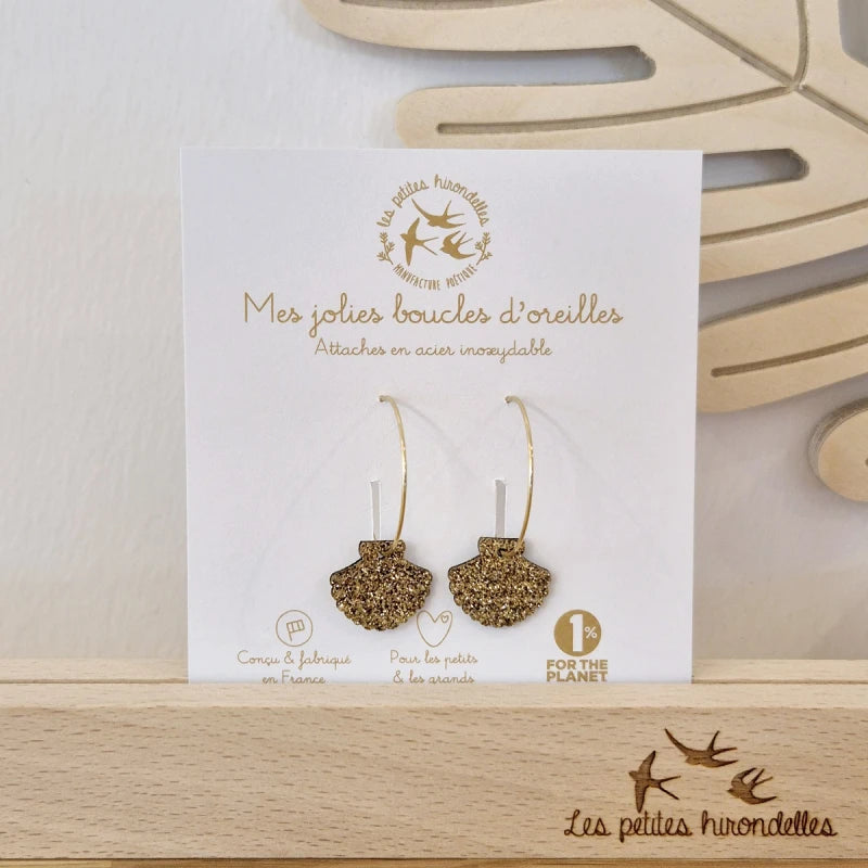 Créoles pailletées - Coquillages