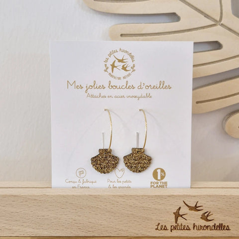 Créoles pailletées - Coquillages
