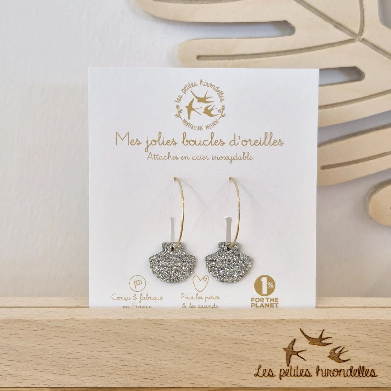 Créoles pailletées - Coquillages