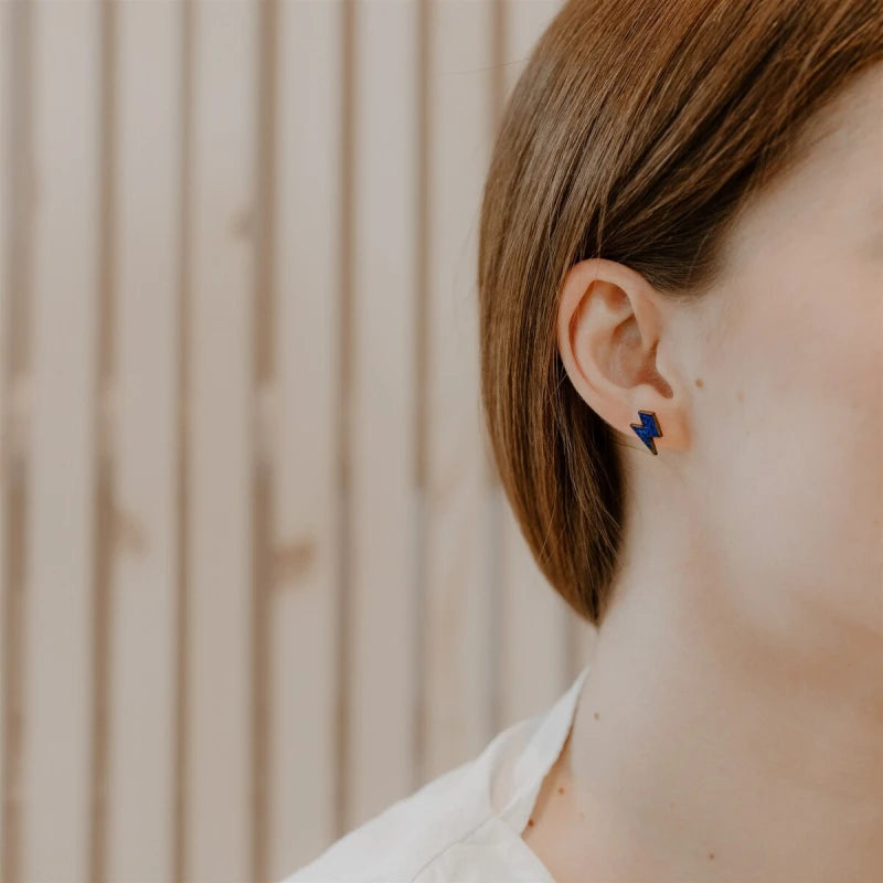 Boucles d'oreilles pailletées - Eclairs