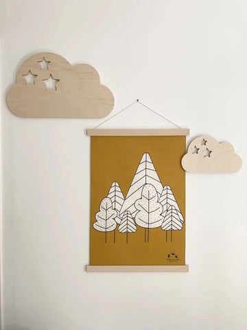 Tenture en coton - La forêt