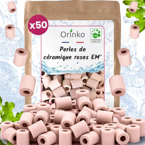 Perles de Céramique EM® Roses x50