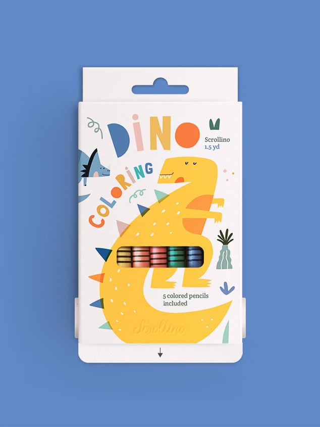 Scrollino DINO Coloring