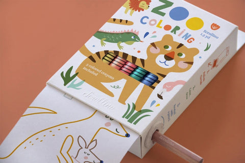 Scrollino ZOO Coloring