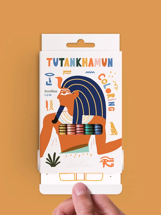 Scrollino Tutankhamun Coloring