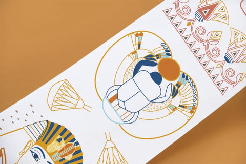 Scrollino Tutankhamun Coloring
