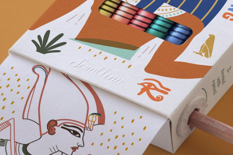 Scrollino Tutankhamun Coloring