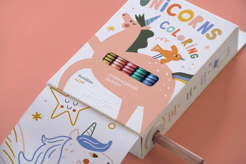 Scrollino Unicorns Coloring