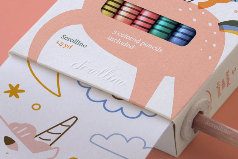 Scrollino Unicorns Coloring