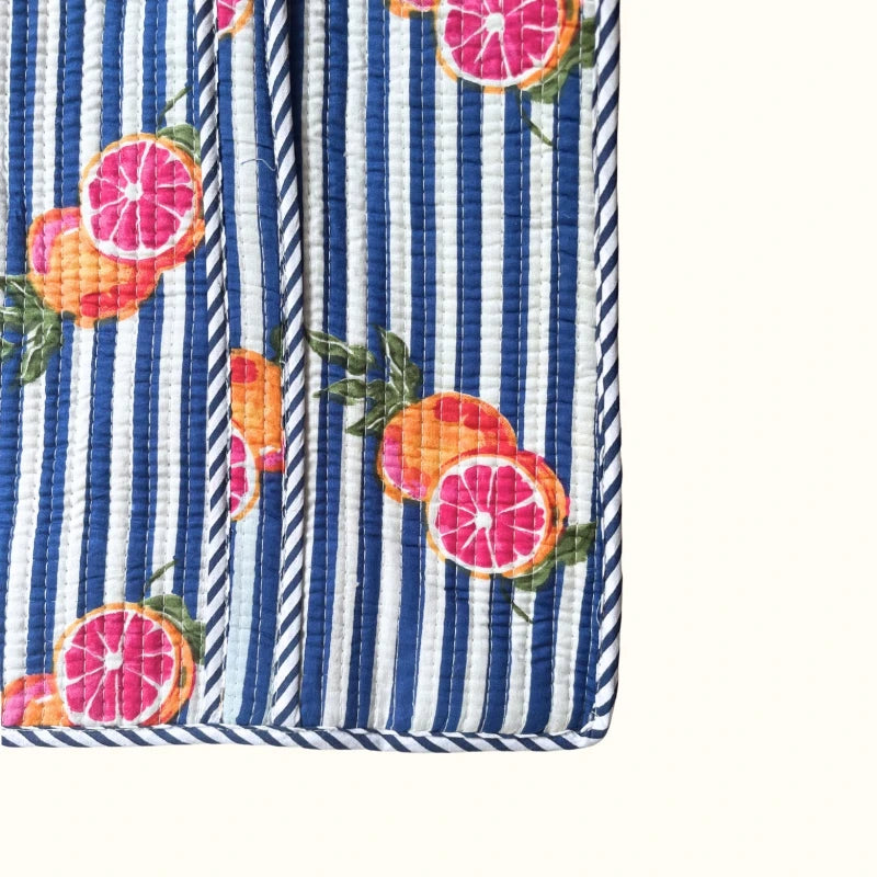 Grand tote bag à Zip  – "Blood Orange Breeze 2.0"