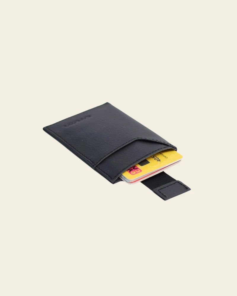 Persimmon slim card holder - Black B2B