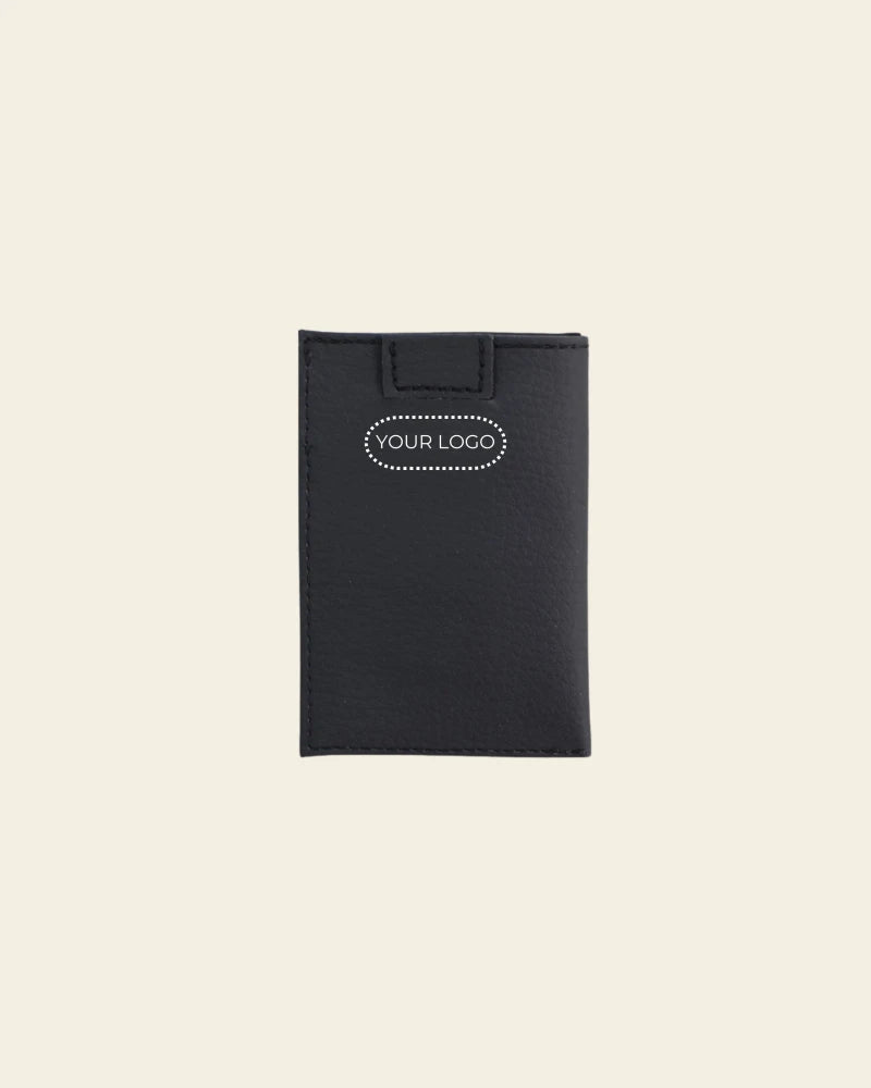 Persimmon slim card holder - Black B2B
