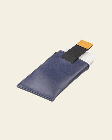 Slim card holder - Blue/Camel B2B