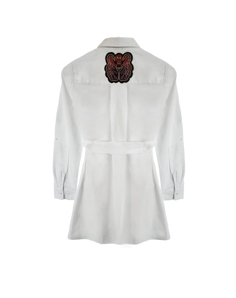 Robe Chemise Avika White