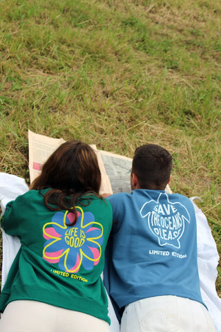 Sweat-shirt "LIFE IS GOOD"