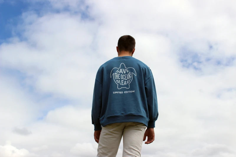 Sweat-shirt "SAVE THE OCEANS PLEASE"