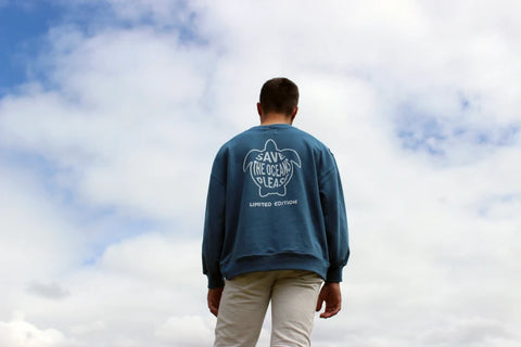 Sweat-shirt "SAVE THE OCEANS PLEASE"