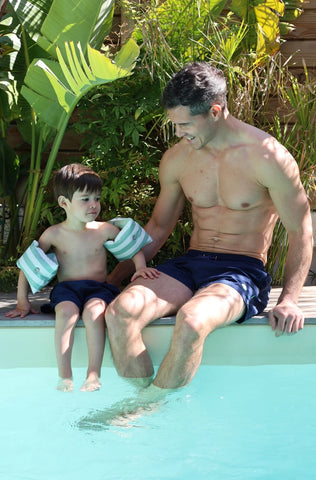 Pack maillots de bain Père/Fils - Orso Deep Blue