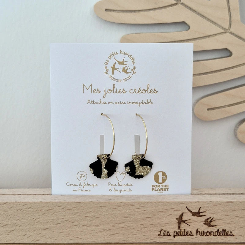 Créoles pailletées - Coquillages
