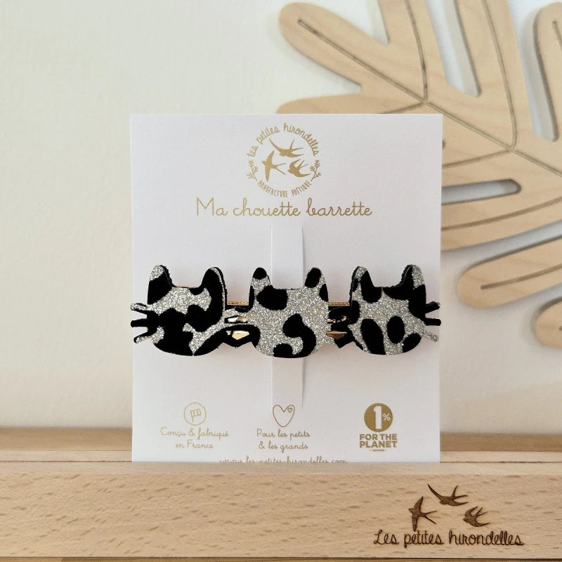 Barrette clip - Chats