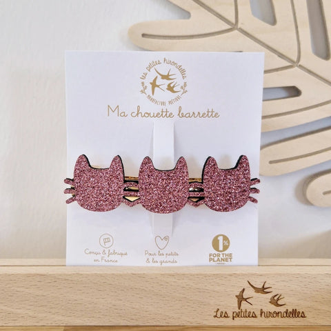 Barrette clip - Chats