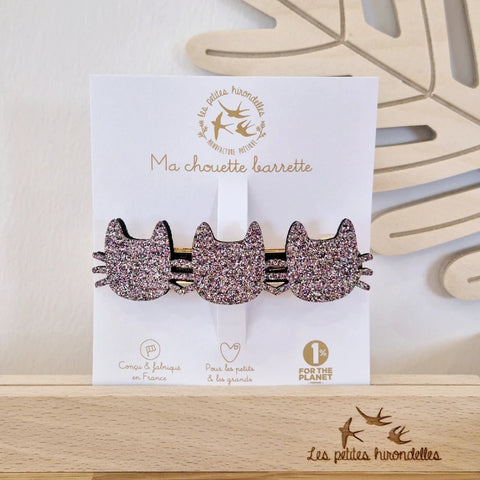 Barrette clip - Chats