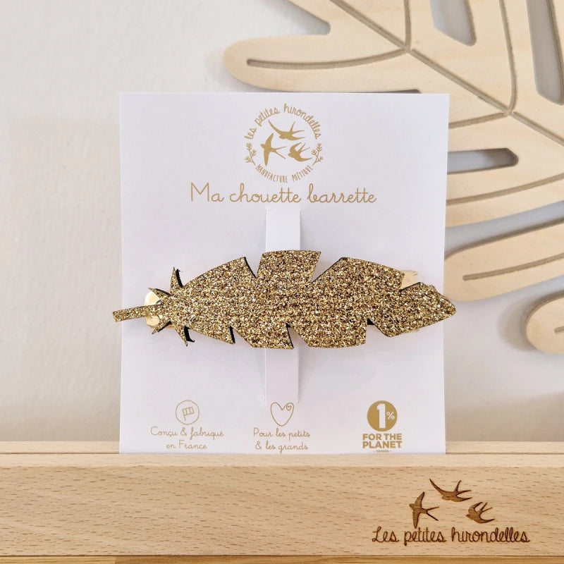 Barrette clip - Plume