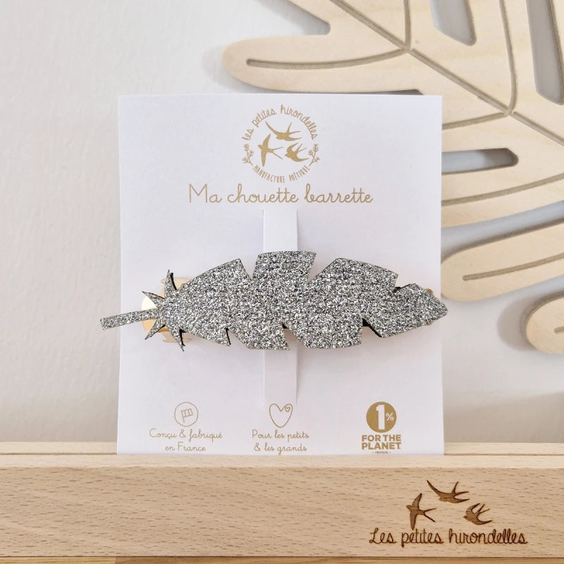 Barrette clip - Plume