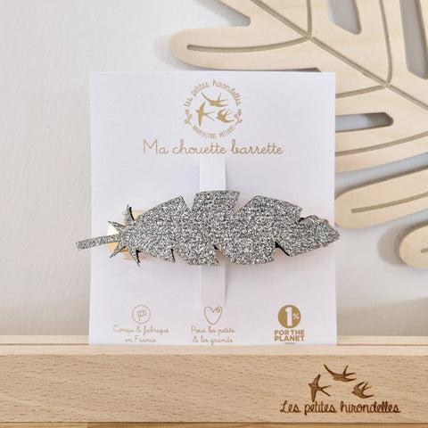 Barrette clip - Plume