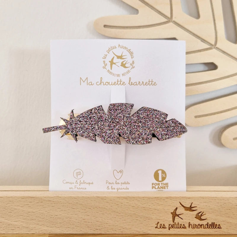 Barrette clip - Plume