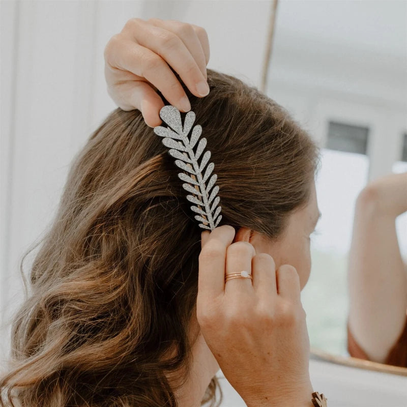 Barrette clip - Branche de pin