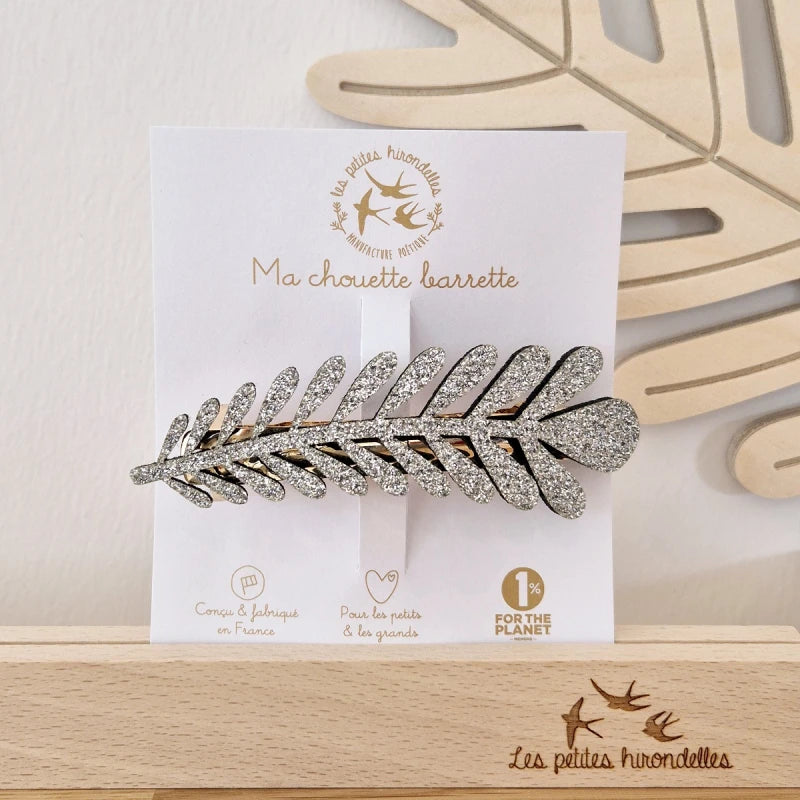 Barrette clip - Branche de pin