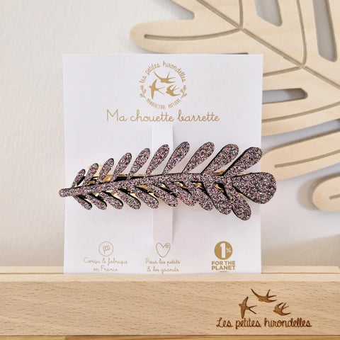 Barrette clip - Branche de pin