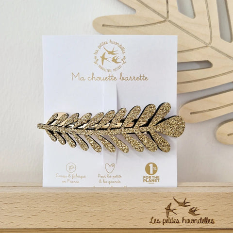 Barrette clip - Branche de pin