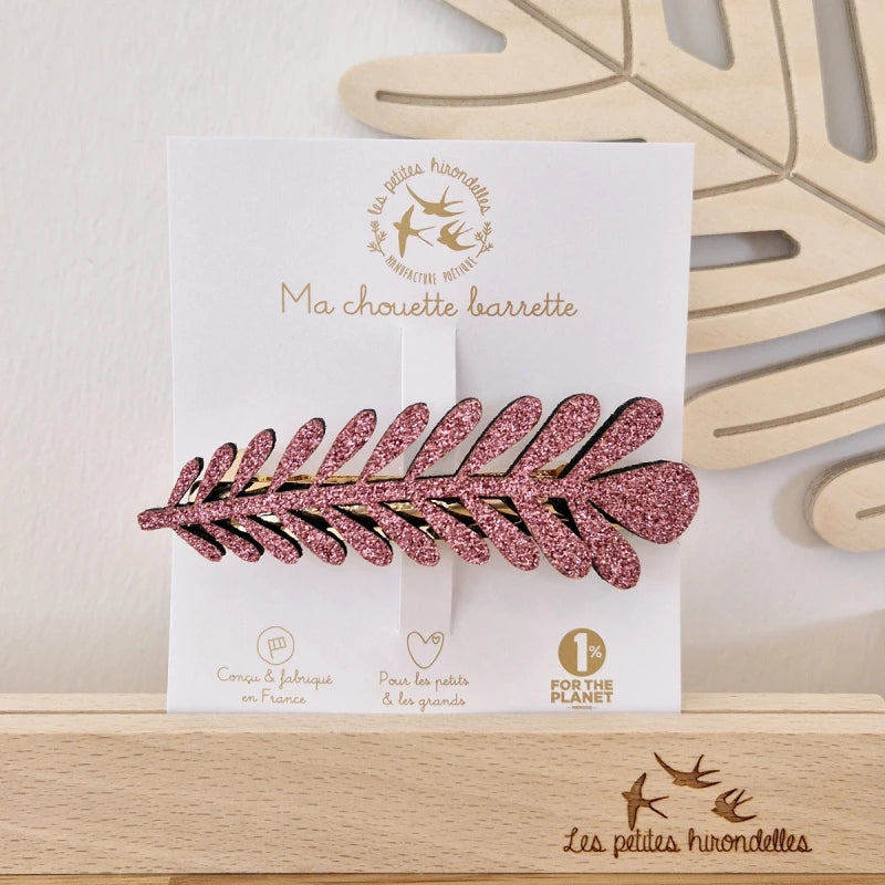 Barrette clip - Branche de pin