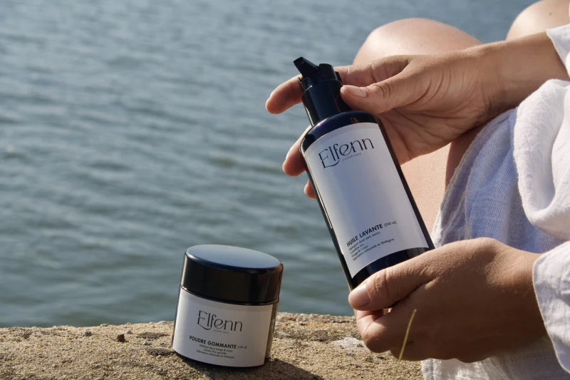 Duo gommage : huile lavante + poudre gommante