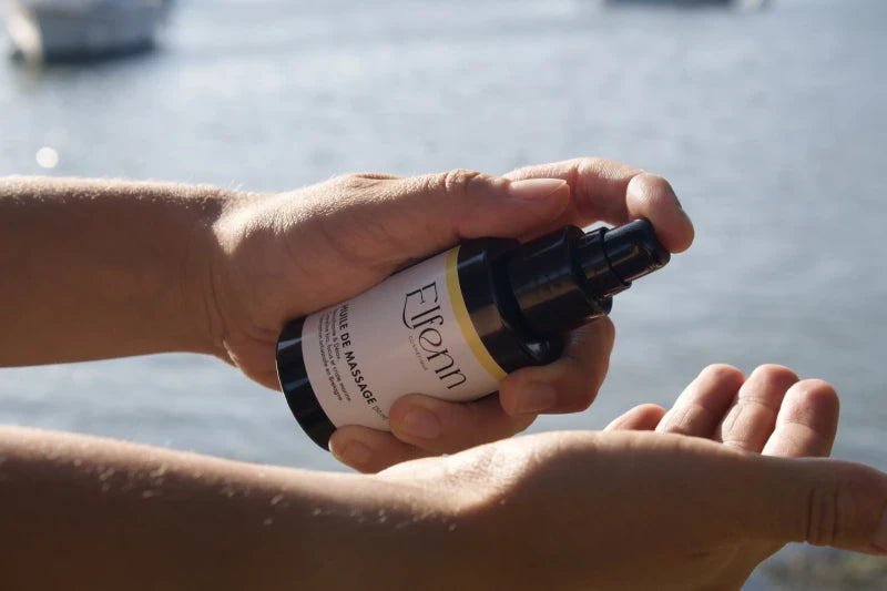 Huile de massage bio